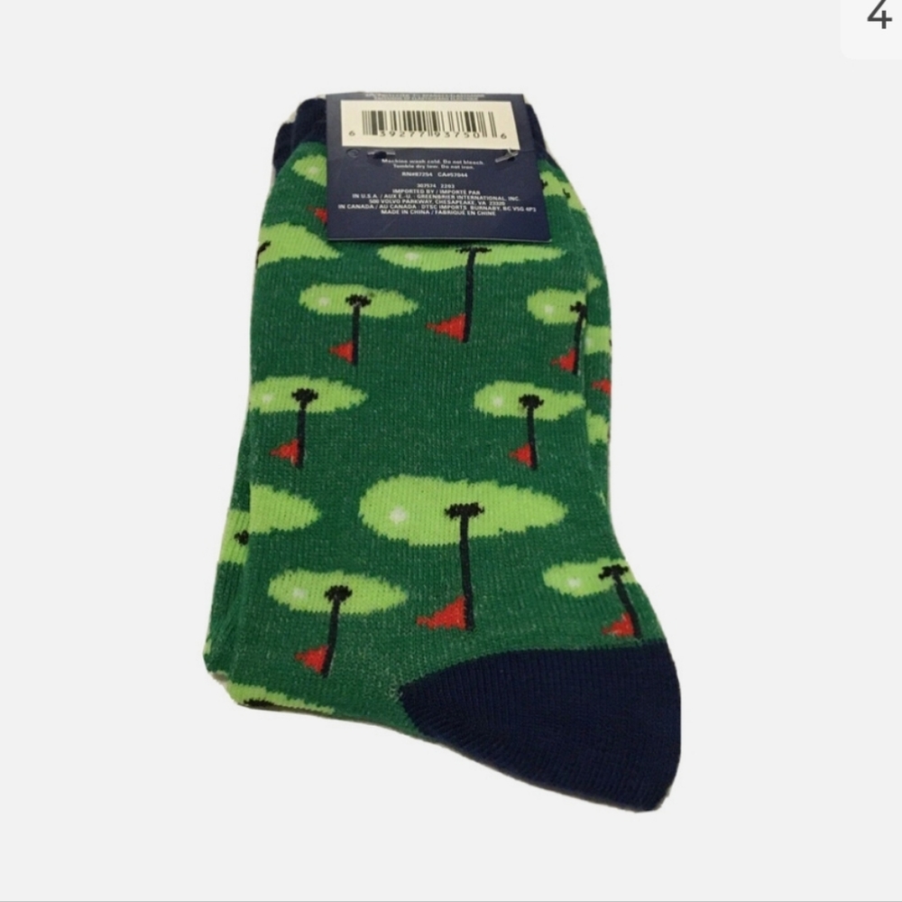 Men’s Juncture golf themed size 6-12 socks